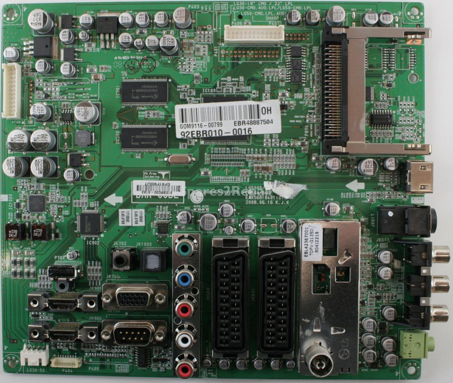 LG 26LG3050 - Main AV - EBR48887504 - EAX56818401 (0)