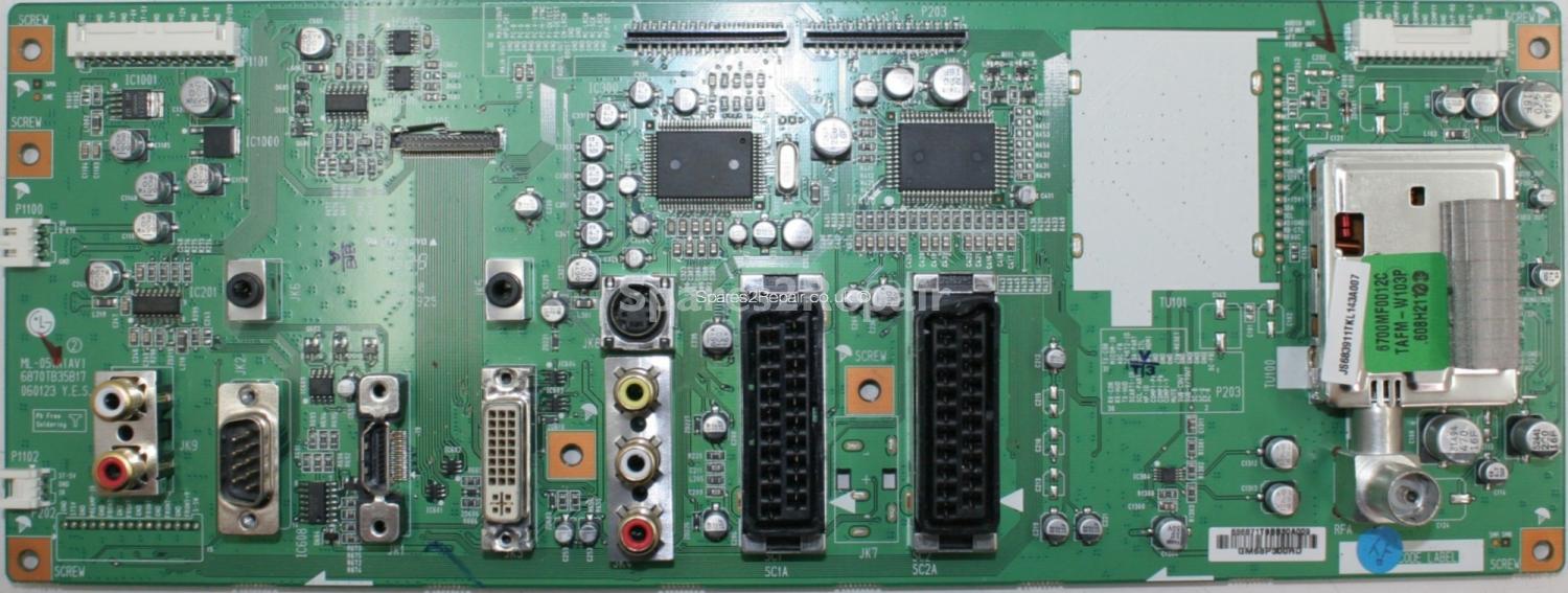 LG 32LX2R - Main AV - 6871TSBB30A - 6870TB35B17 - 060123 - ML-051A