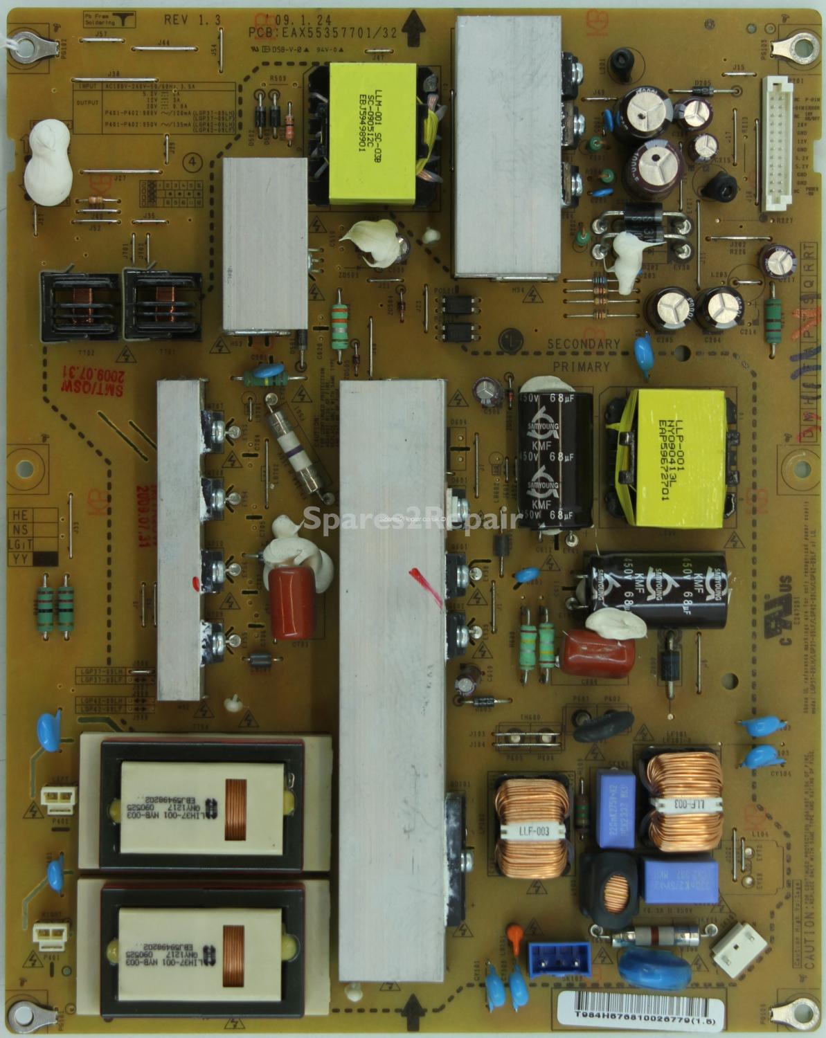LG 37LH2000 - PSU - EAX55357701/32 - REV 1.3 - LGP37-09LH