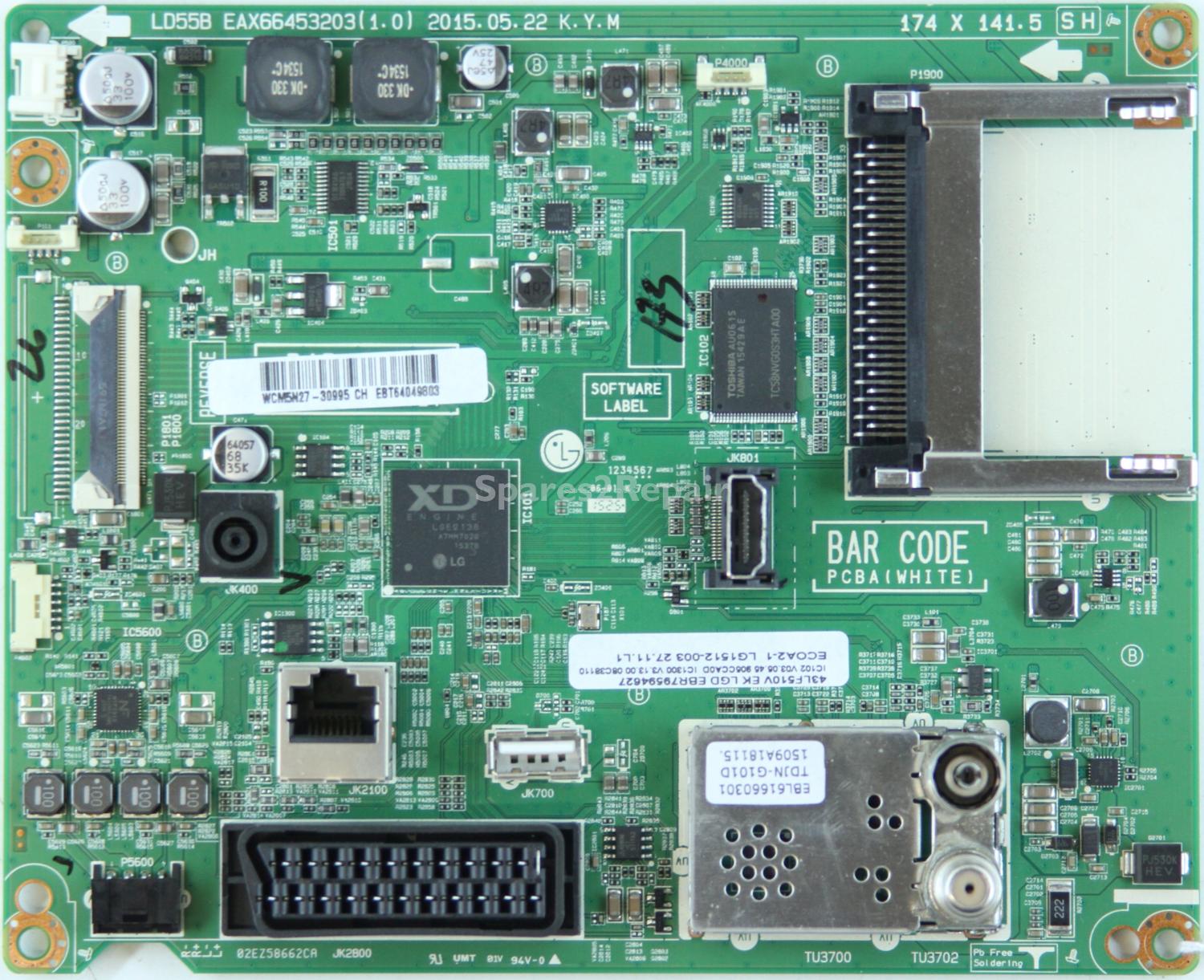 LG 43LF510V - Main AV - EBT64049803 - EBR79594627 - EAX66453203(1.0)