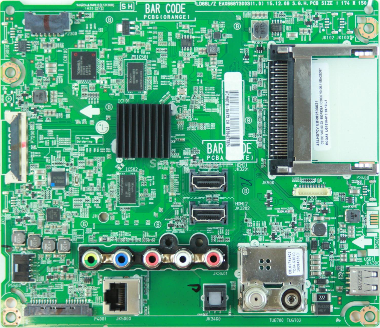 LG 43LH570V - Main AV - EBR82603021 - EBT64277324 - EAX66873003(1.0) - LD66L/Z