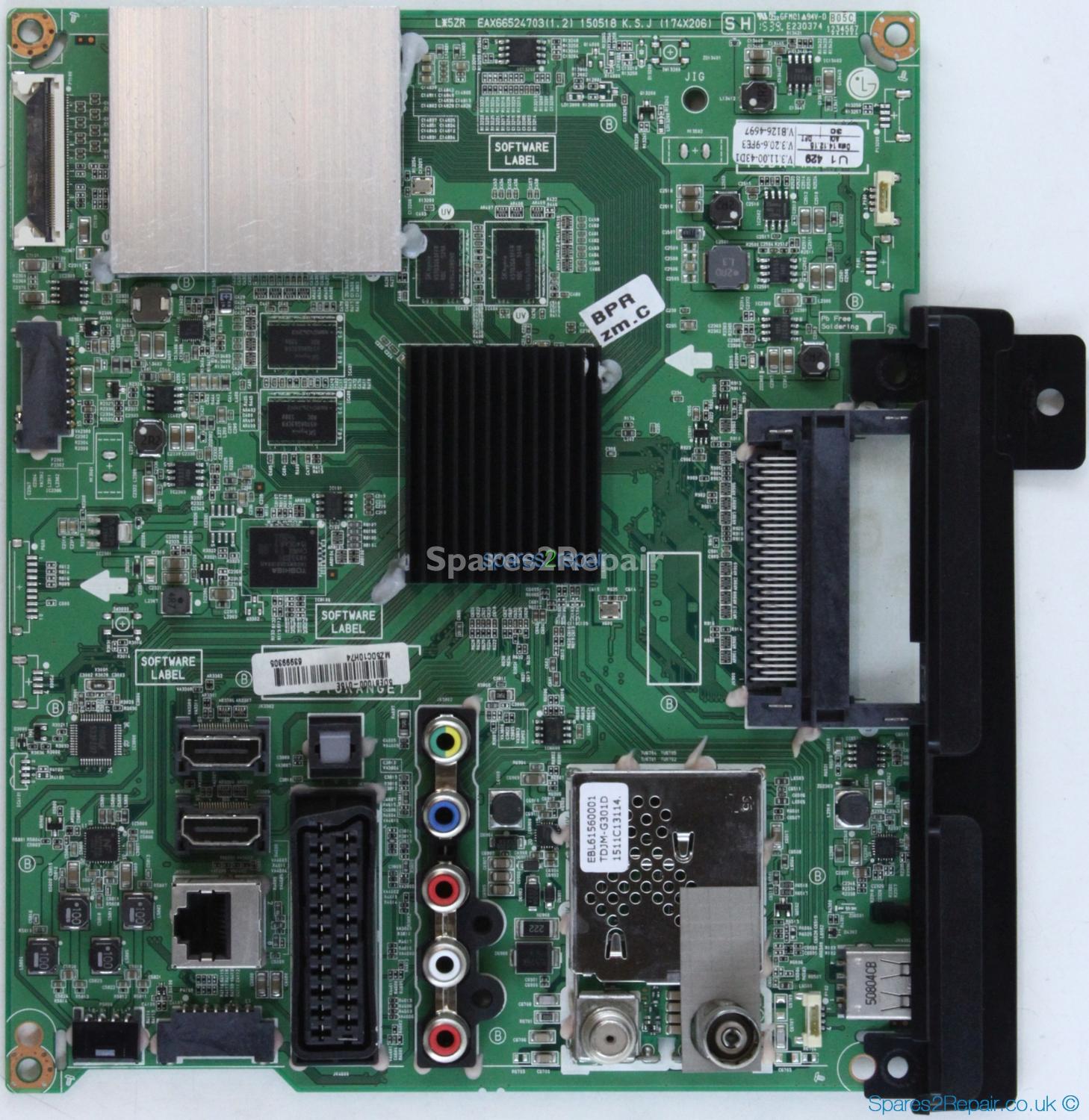 LG 49UF640V - Main AV - EBT63999305 - EAX66524703(1.2)