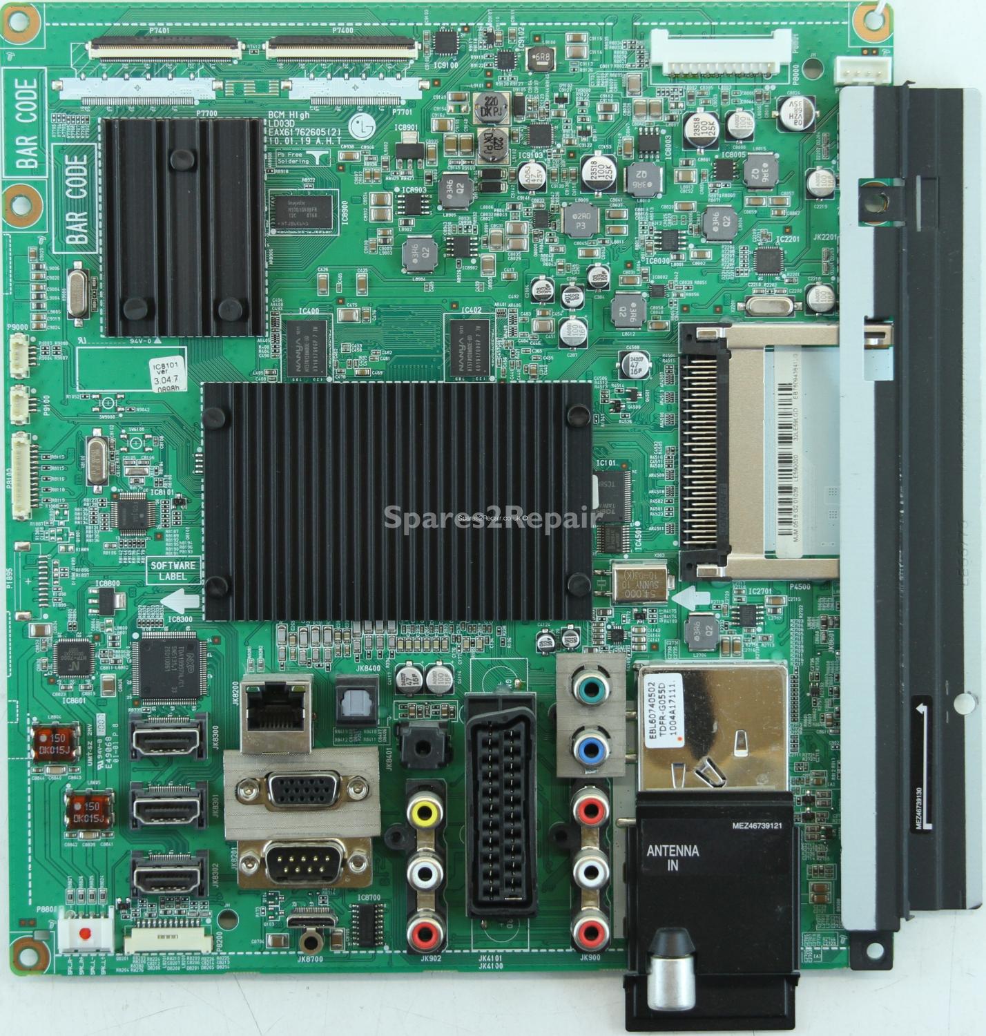 LG 32LE5900 - Main AV - EAX61762605(2) - EBT60943841LG - LD03D - BCM High