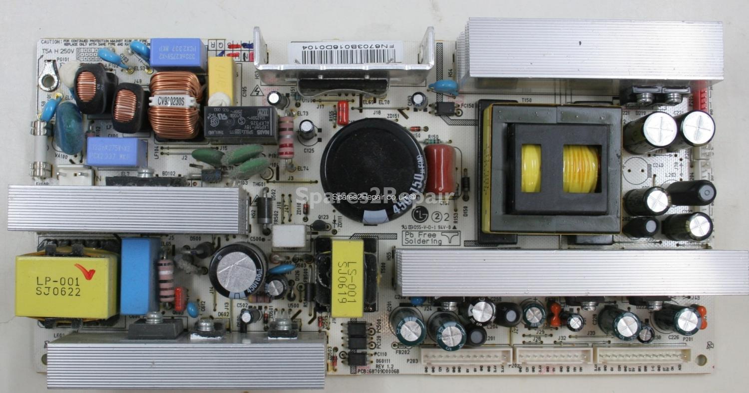 LG 37LC2D-EC - PSU - 68709D0006B - REV 1.2 - 060111 67009900016D