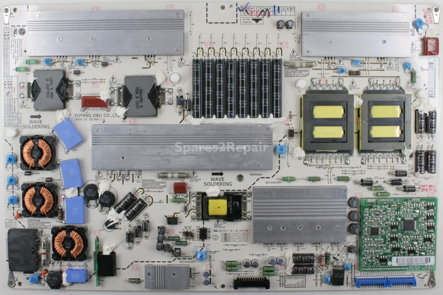 LG 42LE4500 - Power Supply - EAY60803202 - REV 1.5 - YP42LPBA