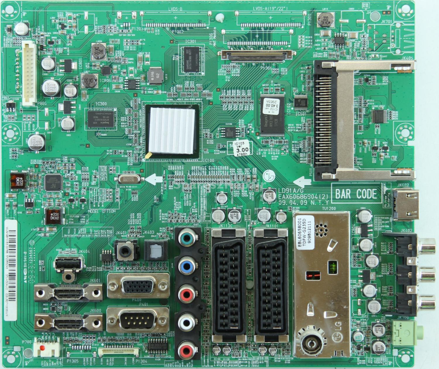 LG 42LH3000 - Main AV - EBU60710836 - EAX60686904(2) - LD91A/G