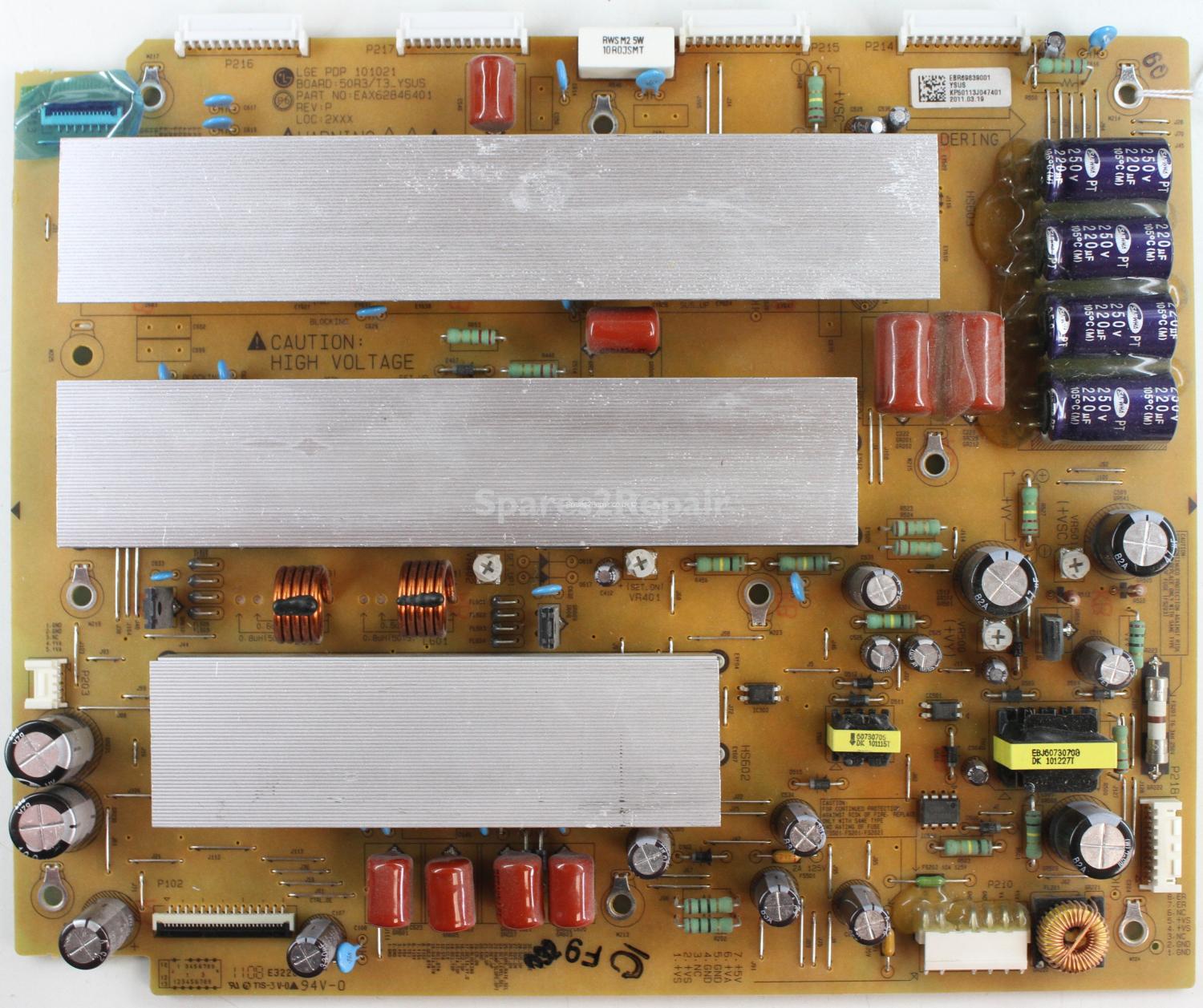 LG 50PZ550 - YSUS - EAX62846401 - REV:P - EBR69839001 - PDP 101021 - 50R3/T3_YSUS