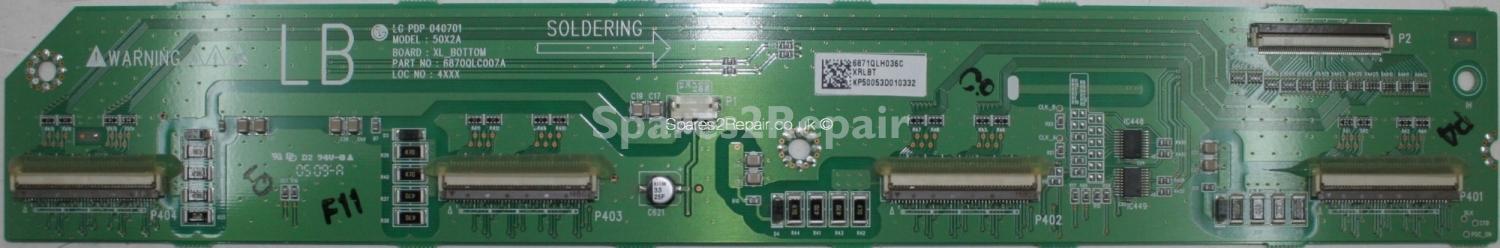 LG RZ-50PY10 - Buffer - 6871QLH036C - 6870QLC007A - PDP 040701 - 50X2A - XL_BOTTOM