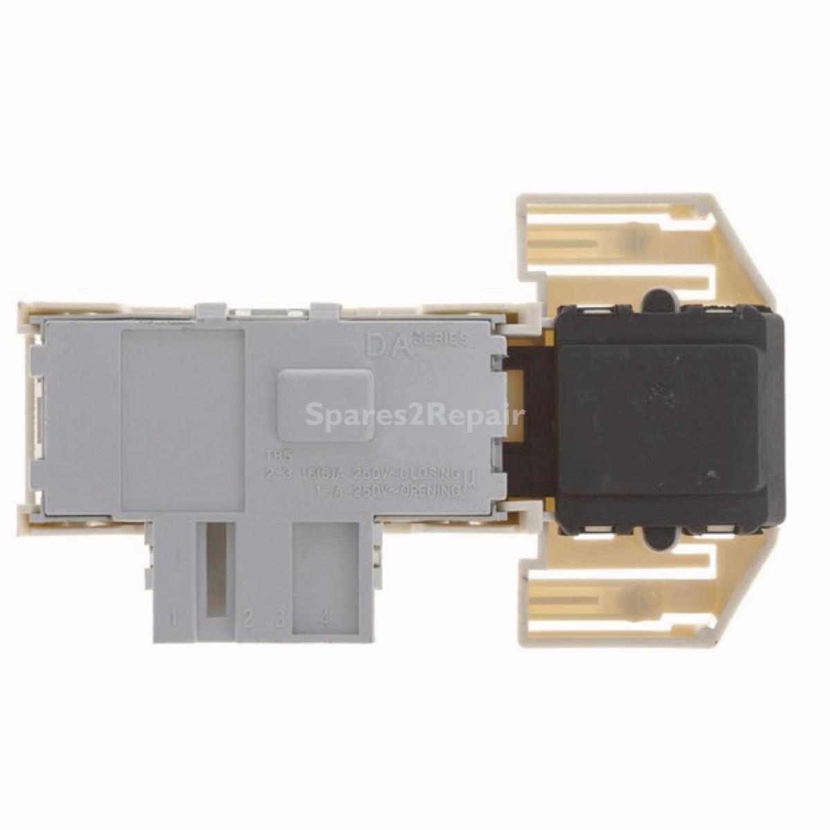 Compatible for BSH Bosch WAE, WXL, WXLP; Siemens WM14 Series Door Interlock Switch