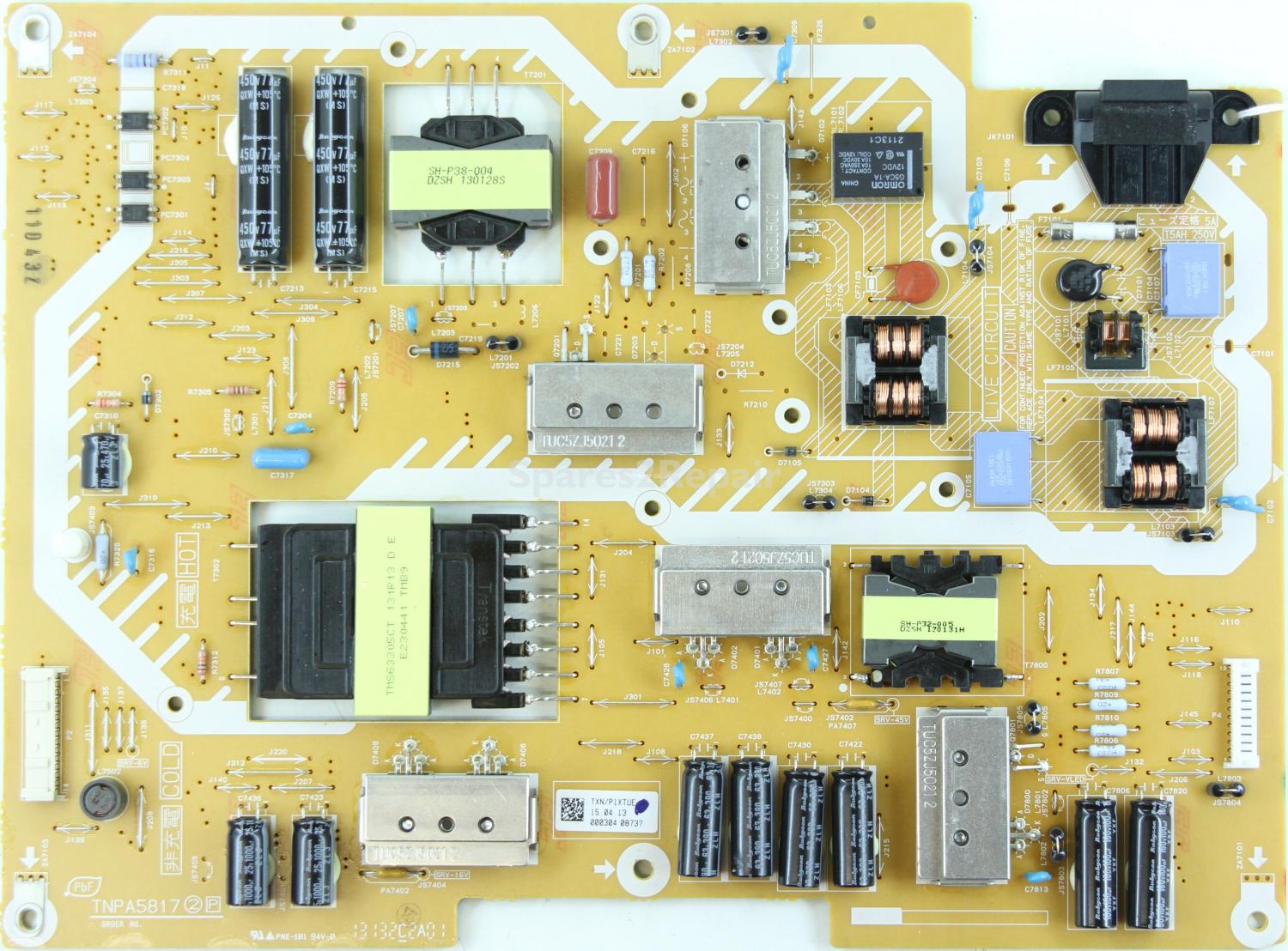 Panasonic TX-L47WT65B - Power Supply - TXN/P1XTUE - TNPA5817 2P