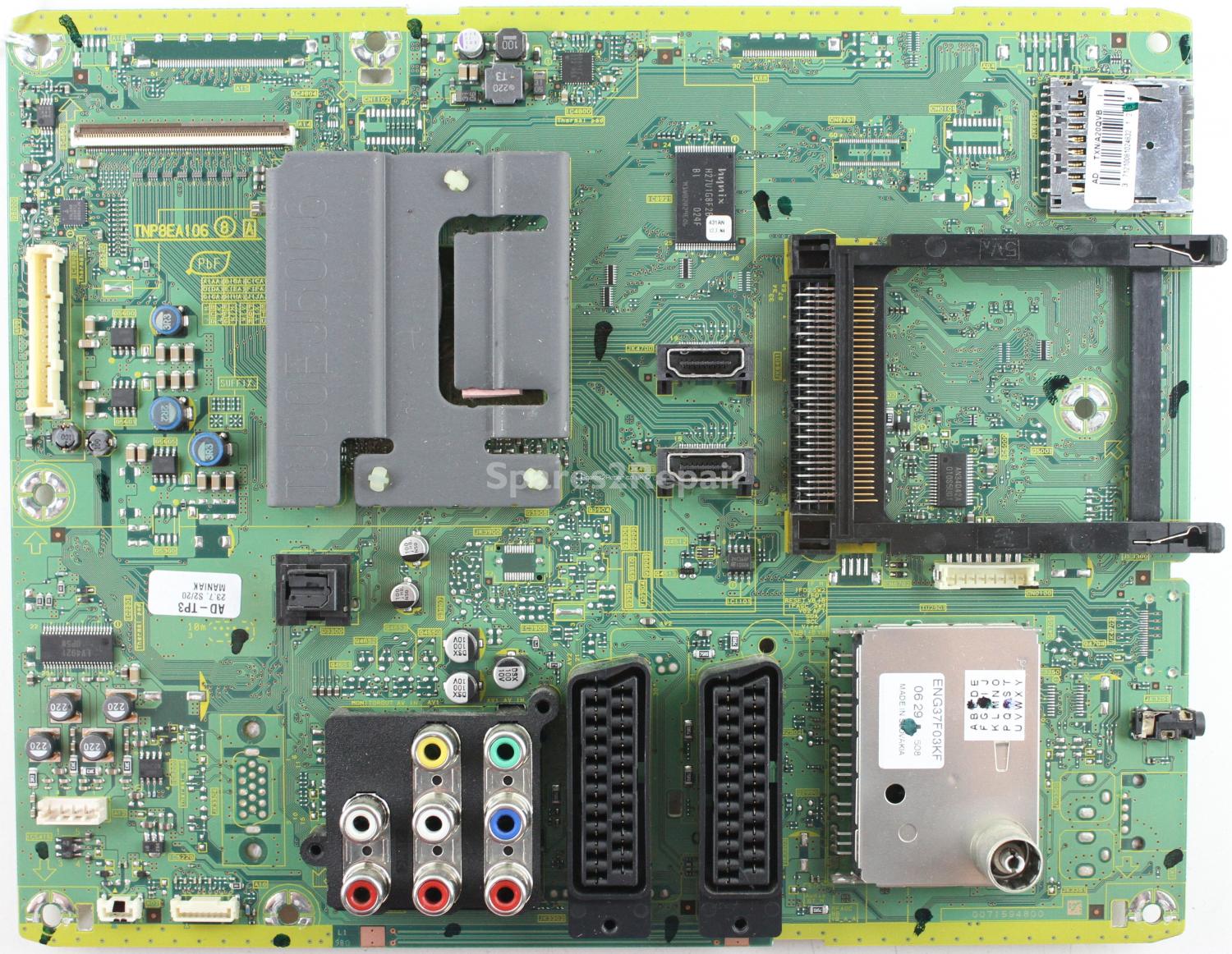 Panasonic TX-L37U2B - Main AV - TNP8EA106 8A - TXN/A20QVB AD
