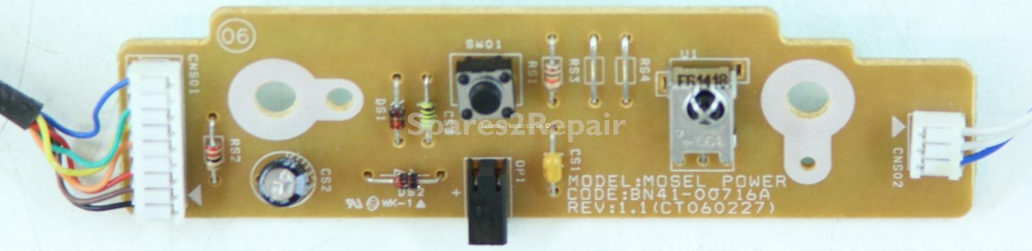 Samsung LN-T5265F - IR - BN41-00716A - REV:1.1 - CT060227 - MOSEL POWER