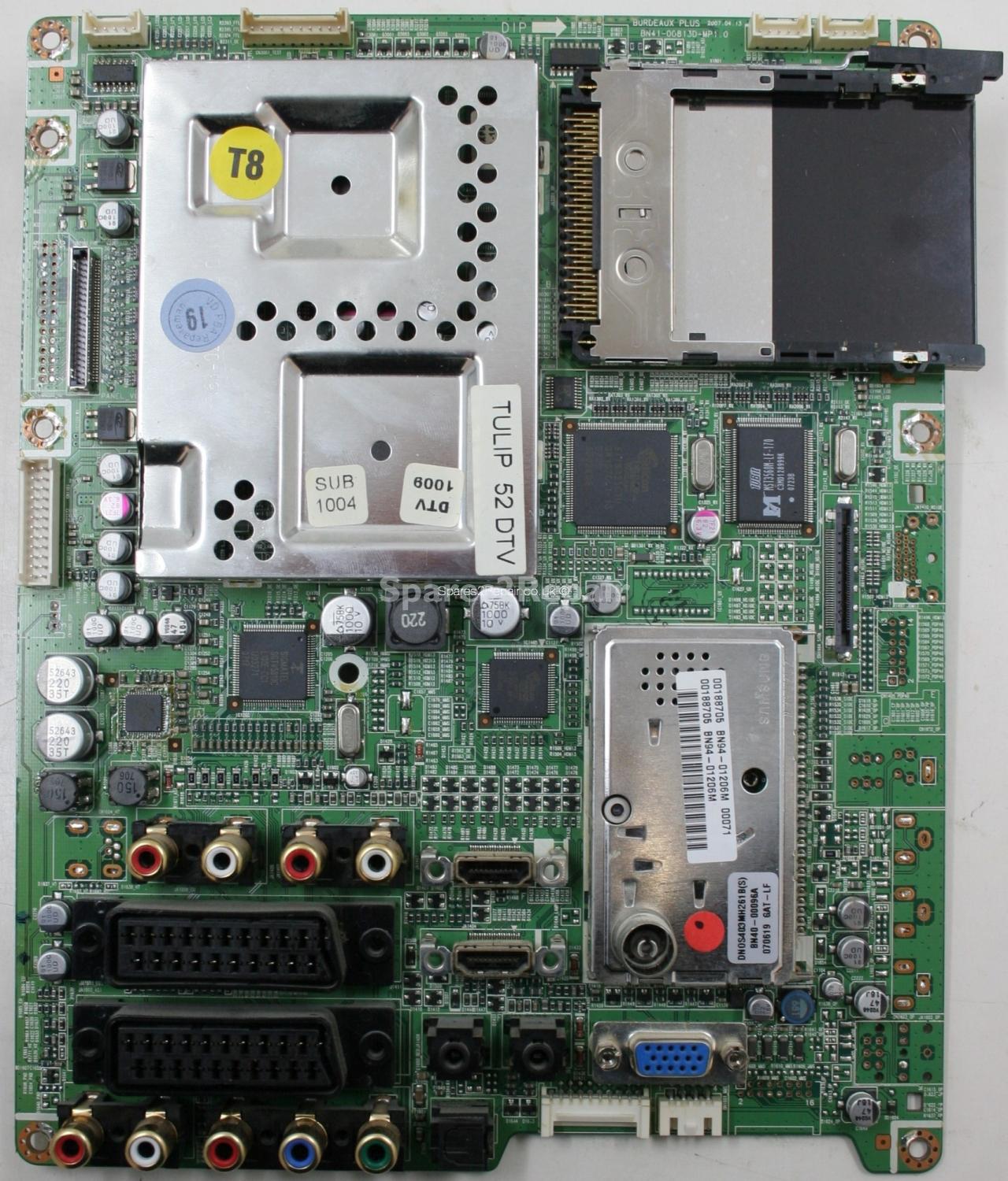 Samsung LE52M86BD - Main AV - BORDEAUX PLUS BN41-00813D-MP1.0 -