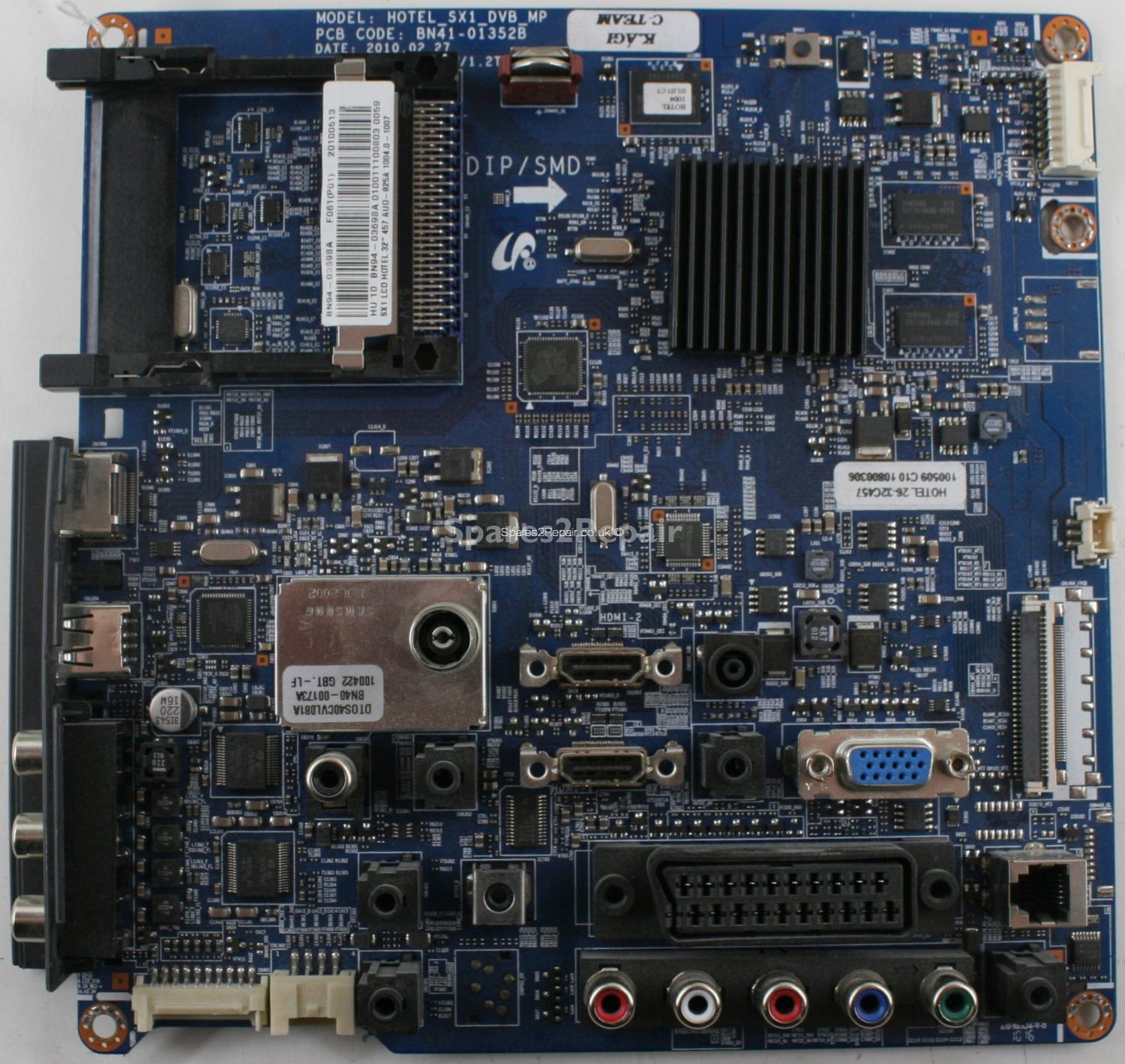 Samsung LE32C457C6H - Main AV - BN41-01352B - BN94-03698A - HOTEL_SX1_DVB_MP