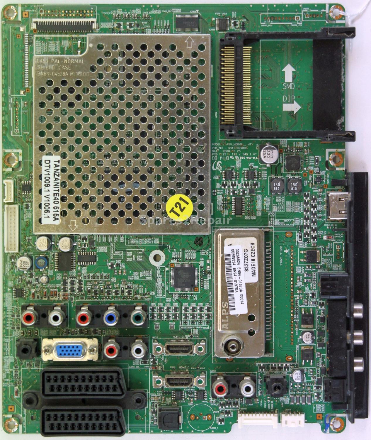 Samsung LE40A436T1D - Main AV - BN41-00980B - BN94-01970A - 450_NORMAL_idTV