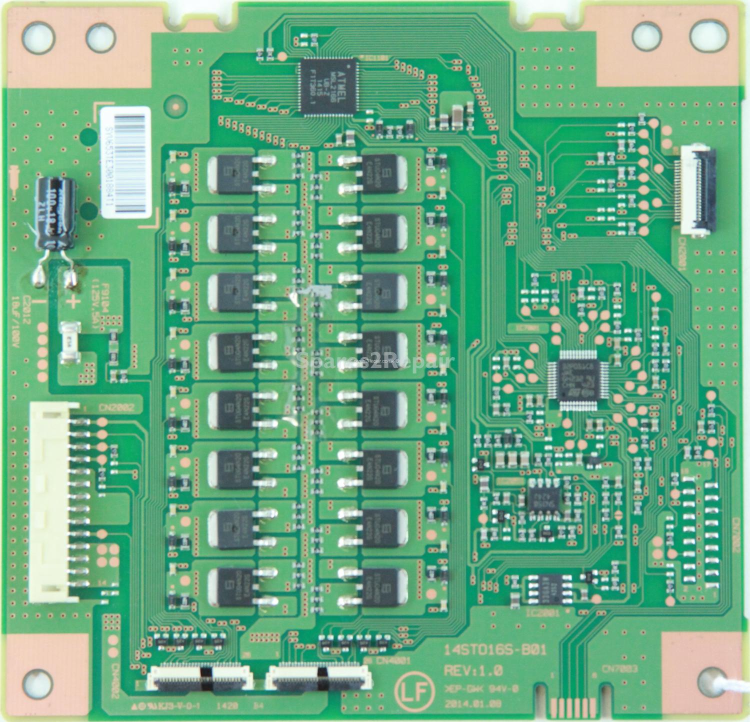 Sony KD-55X8505B - LED Driver Board - 65.3TE30.018 - 14ST016S-B01 - REV:1.0