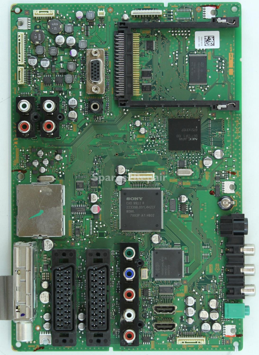 Sony KDL-32U3000 - Main AV - 1-874-223-12 - A-1276-477-A - E-9001-003-E