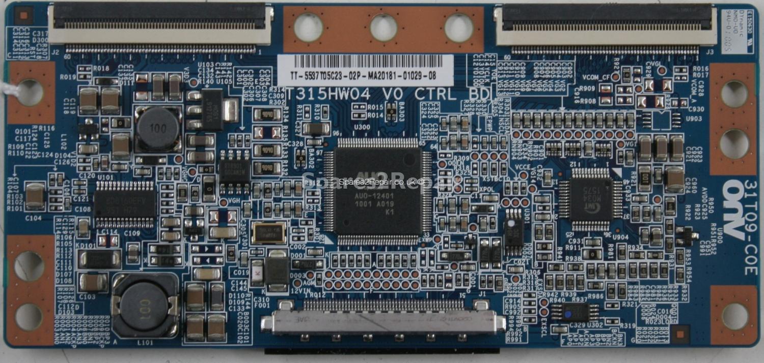 Sony KDL-37EX403 - T-Con - 31T09-C0E - 55.37T05.C23 - T315HW04 V0 CTRL BD