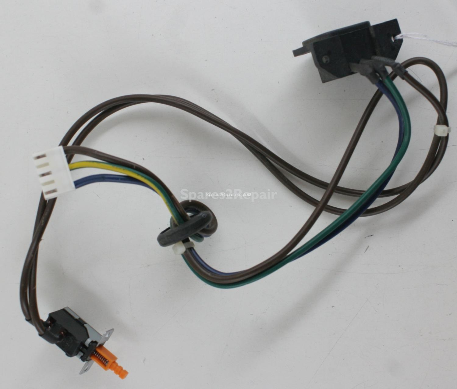 Tatung - Power Switch & AC Socket - E54979-W - LL58500 - 600V