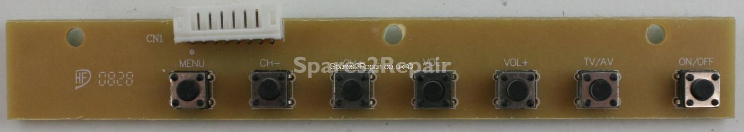 Vistron 37LCDTV - Buttons - 37 LCD-2 KEY PCB V01